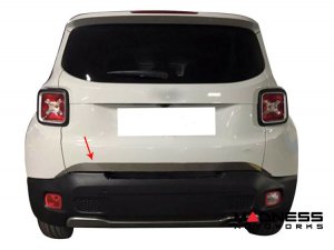 Jeep Renegade Lower Tailgate Trim - Black Chrome (2015-2018) Jeep Renegade Lower Tailgate Trim - Black Chrome (2015-2018)